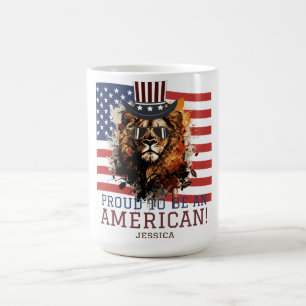 Glückwunsch 4. Juli Unabhängigkeitstag Party Kaffeetasse