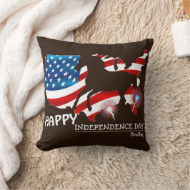 Glückwunsch 4. Juli Unabhängigkeitstag Party Kissen