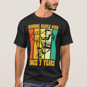 Glückwunsch 7 Geburtstag 7 Jahr Vintag Rugby 7. Ge T-Shirt