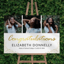 Glückwunsch Abschluss 3 Foto Weißer Gold