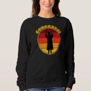 Glückwunsch Abschluss Boy Girl Männliche Weibliche Sweatshirt