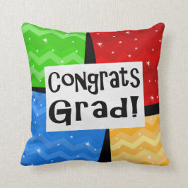 Glückwunsch-Absolvent-festliches Kissen