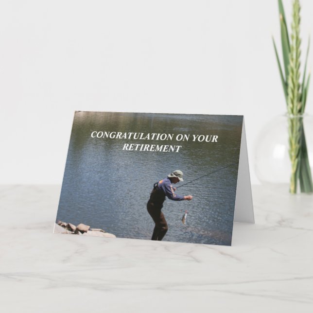 GLÜCKWUNSCH AUF IHREM RUHESTAND KARTE (Vorderseite)