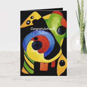 Glückwunsch auf Ihrer Abschluss-Karte Karte