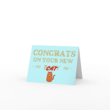 Glückwunsch auf Ihrer neuen Bkatze!