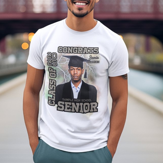 Glückwunsch Class of 2025 Senior Family Abschluss T-Shirt (Von Creator hochgeladen)