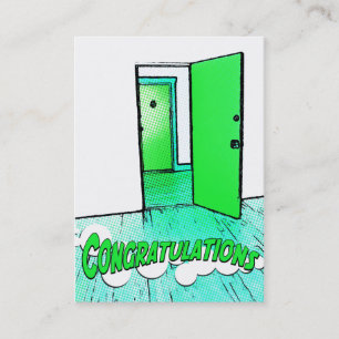 Glückwunsch Comic condo Empfehlungskarte