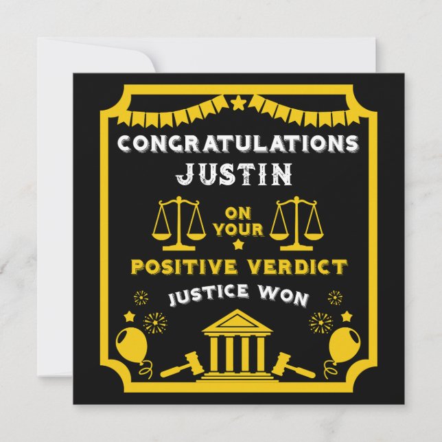 Glückwunsch Court Verdict (Vorderseite)