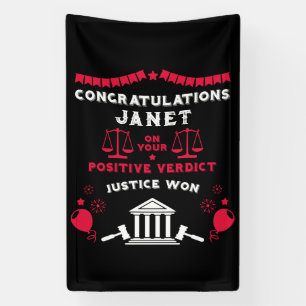 Glückwunsch Court Verdict Banner