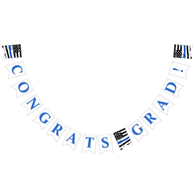 Glückwunsch der Polizeibeamten für Strafverfolgung Wimpelkette (Alle)