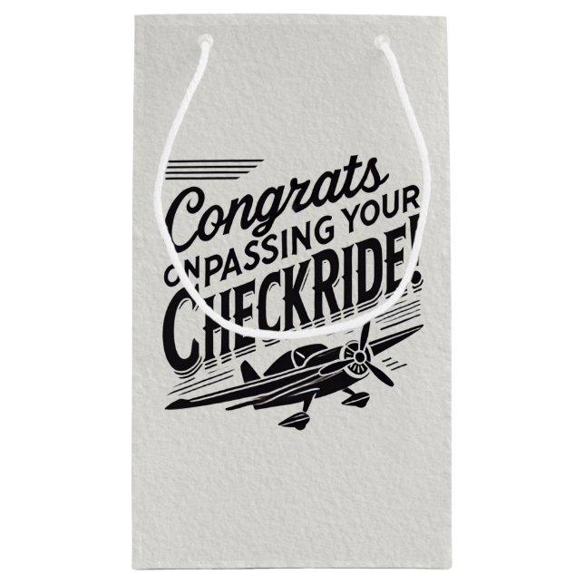 Glückwunsch, die Ihren Schachzug passieren! Kleine Geschenktüte (Rückseite)