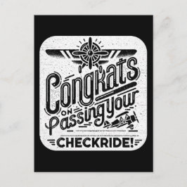 Glückwunsch, die Ihren Schachzug passieren! Postkarte