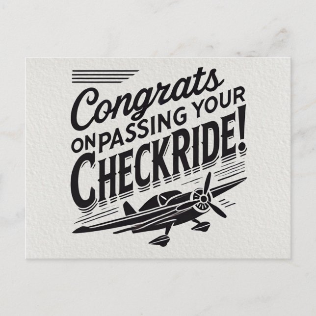 Glückwunsch, die Ihren Schachzug passieren! Postkarte (Vorderseite)