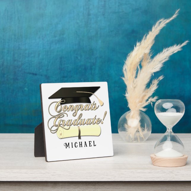 Glückwunsch Diplomabschlüsse Abschluss, der Ihren  Fotoplatte (InSitu)