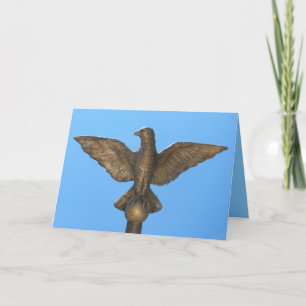Glückwunsch: Eagle & Blue Sky Karte