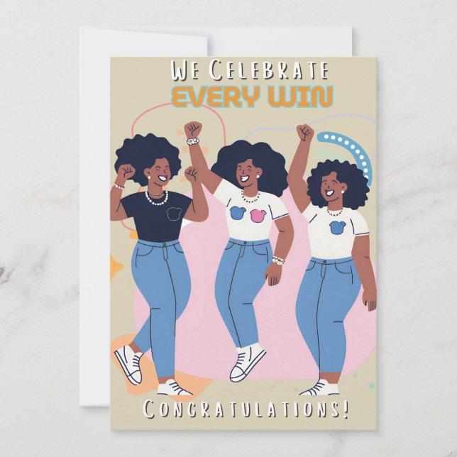 Glückwunsch Einladung (Vorderseite)