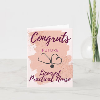 Glückwunsch Future LPN-Karte Karte
