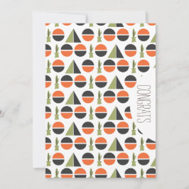 Glückwunsch Grad Abstrakt Cactus Mountain Karte