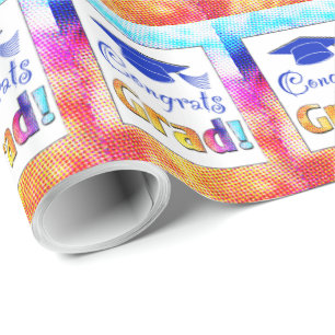 Glückwunsch Grad Farben, Spaß Geschenkpapier