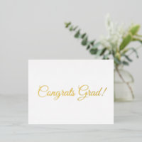Glückwunsch grad gold skriptkalligrafie elegant