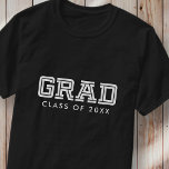Glückwunsch Grad Modernes, einfaches, schlankes Fo T-Shirt<br><div class="desc">Dieses einfache und klassische Design besteht aus Serifentypografie und fügt ein benutzerdefiniertes Foto hinzu.</div>