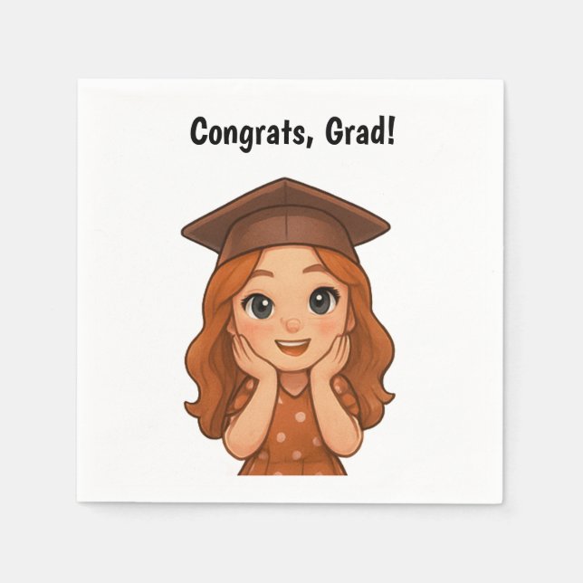 Glückwunsch Grad Serviette (Vorderseite)
