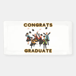 Glückwunsch Graduate 2x1 Vinyl Banner