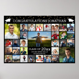 Glückwunsch Graduate 31 Foto Collage Your Color Fo Poster