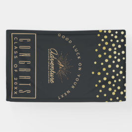 Glückwunsch Graduate Adventure Mountain mit Sonnen Banner