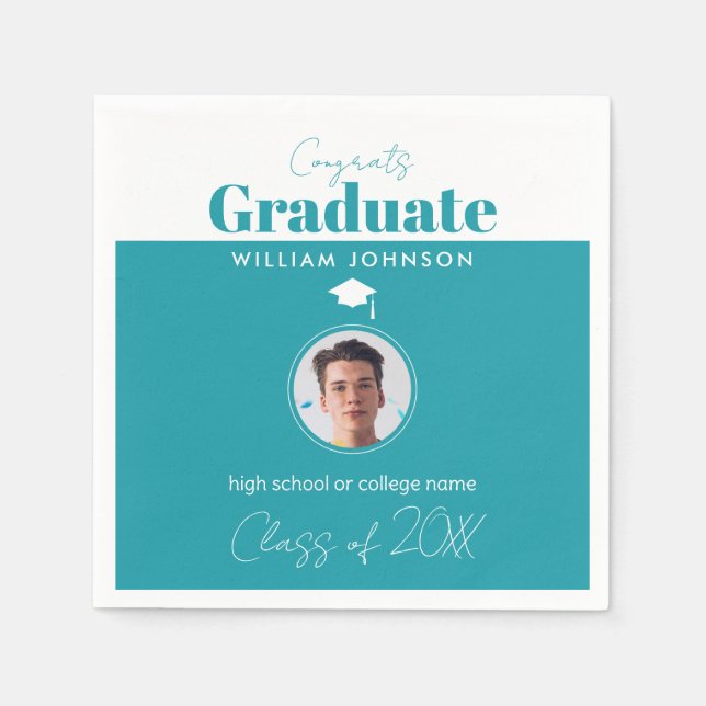 Glückwunsch Graduate Class of 2023 Serviette (Vorderseite)