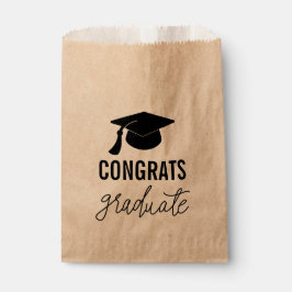 Glückwunsch Graduate Typografy Modern Geschenktütchen