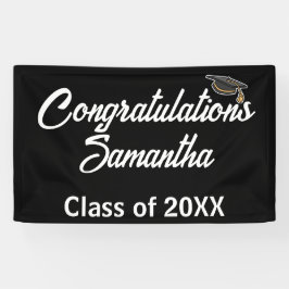 Glückwunsch Graduation Cap Party Banner - Benutzer