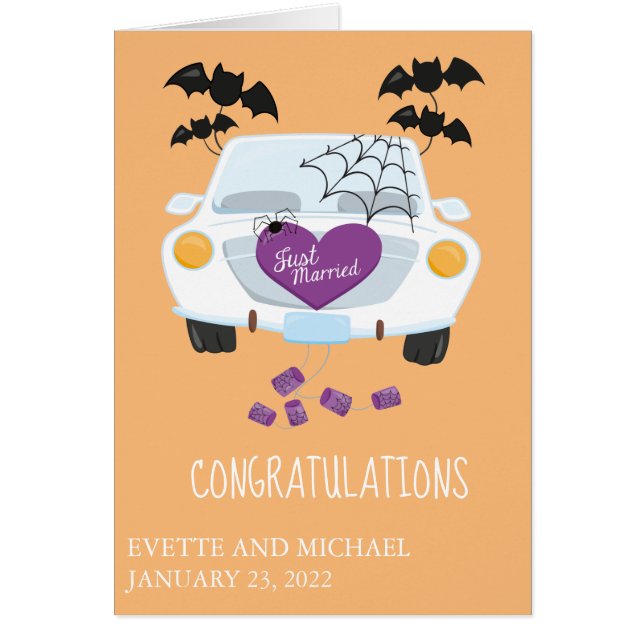 Glückwunsch Halloween Car (Vorne)