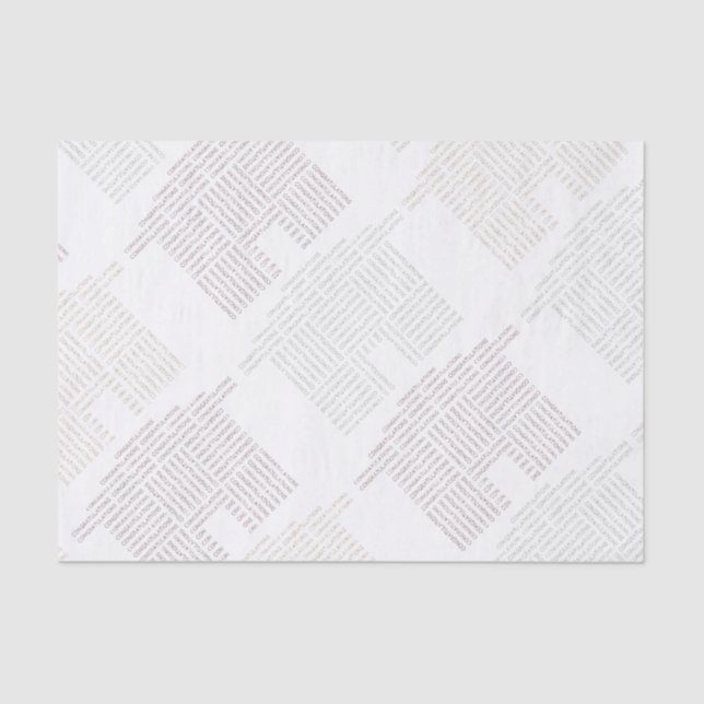 Glückwunsch-Haus Seidenpapier (Vorderseite)