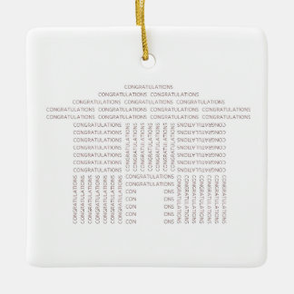 Glückwunsch-Haus-Verzierung Keramikornament