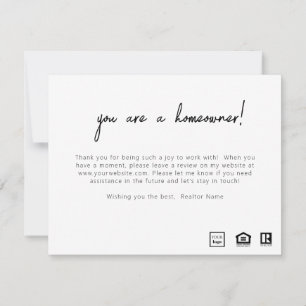 Glückwunsch Hauseigentümerpost Schließkarte Einladung