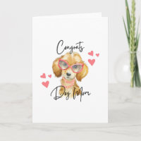 Glückwunsch Hunde Mama Grußkarten