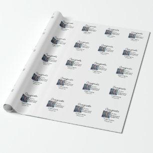 Glückwunsch in Ihrem Ruhestand fügen Foto-Name Dat Geschenkpapier