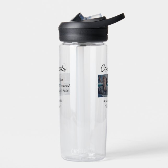 Glückwunsch in Ihrem Ruhestand fügen Foto-Name Dat Trinkflasche (Links)