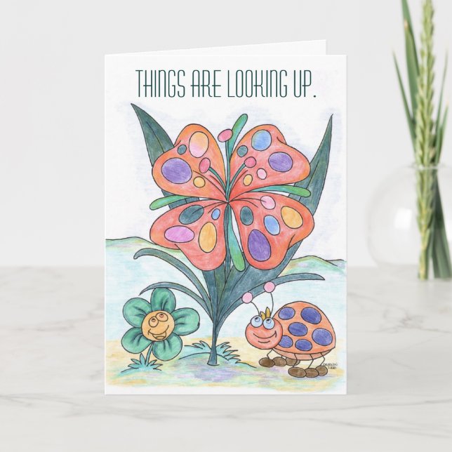 Glückwunsch-Karte Karte (Vorderseite)