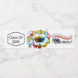 Glückwunsch-Klasse Wasserflaschenetikett