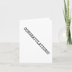 Glückwunsch, Minimalistisch, Typografie, Text Karte