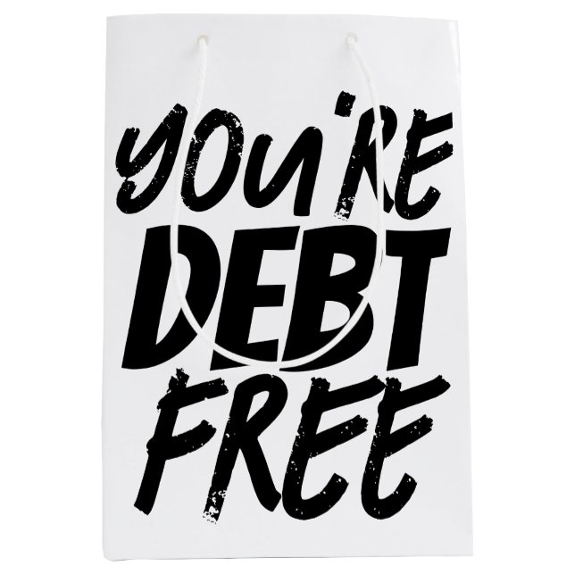 Glückwunsch Mittlere Geschenktüte (Vorderseite)