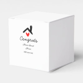 Glückwunsch neue Zuhause-Besitzer echtes Anwesen E Geschenkschachtel