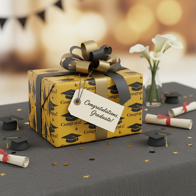 Glückwunsch! Packpapier für die Graduierungskappe (Von Creator hochgeladen)