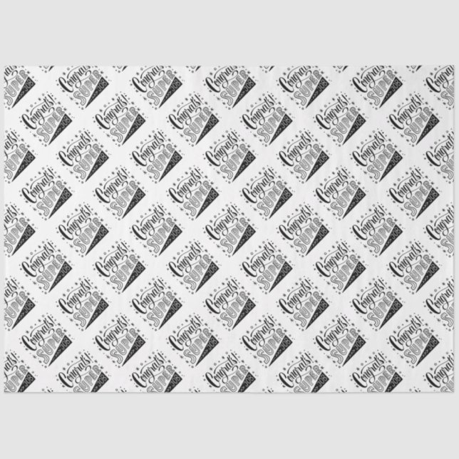 Glückwunsch-Papiere Seidenpapier (Vorderseite)