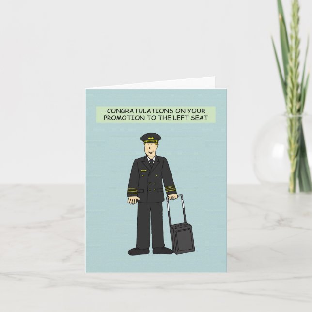 Glückwunsch Pilotprojekt Werbeaktion zu Links Sitz Karte (Vorderseite)