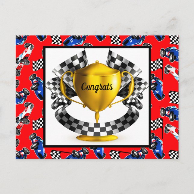 Glückwunsch Postkarte (Vorderseite)