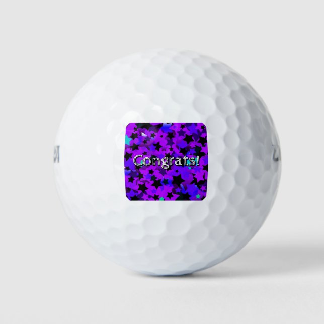 Glückwunsch! Punk Stars Golfball (Vorderseite)