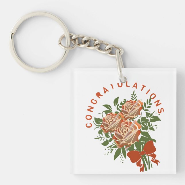 Glückwunsch Schlüsselanhänger (Vorderseite)